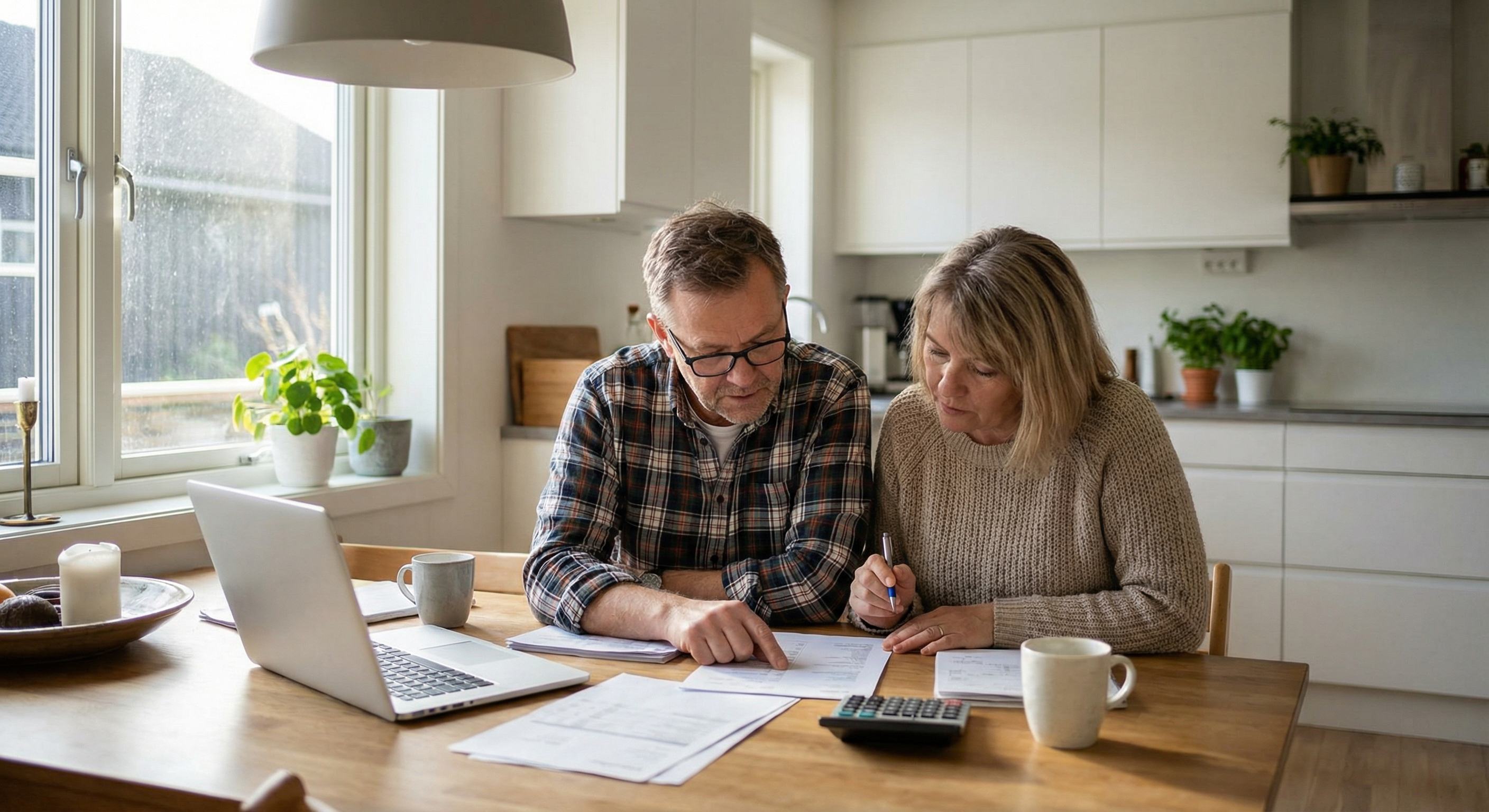 Family-run business at their kitchen table